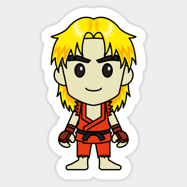 Chibi Ken Sticker by Chibi Pops